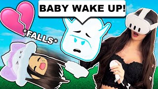 I PASSED Out In Front Of My BOYFRIEND😳 PRANK Roblox Vr hands [upl. by Nixon]