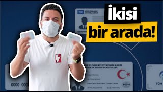 Ehliyeti nüfus cüzdanı ile nasıl birleştirdik [upl. by Llenwad]