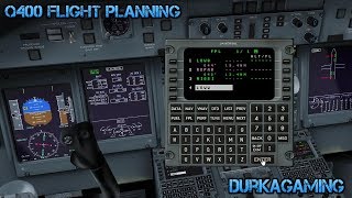 P3D  Majestic Q400 Flight Planning [upl. by Aicenev]