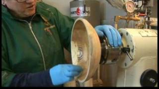 Woodturning Finishing amp Buffing a Bowl  Salad Bowl Finish for Woodturning Bowl [upl. by Ellenehs199]