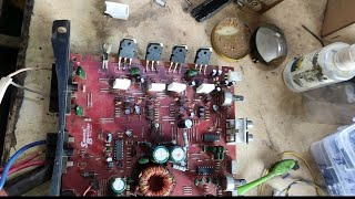 sound barrier 2 channel car amplifier Red light protection mode problem solve [upl. by Kitty409]