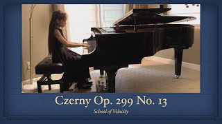 Czerny School of Velocity Op 299 No 13 [upl. by Petronille]