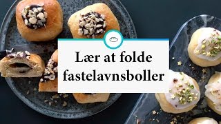 Sådan folder du fastelavnsboller [upl. by Atrebor]