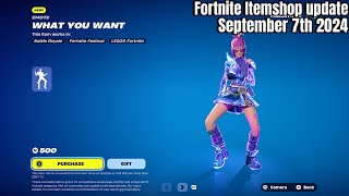 NEW WHAT YOU WANT EMOTE Fortnite Itemshop Update [upl. by Aruam]