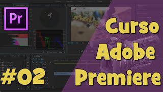 Curso Completo Adobe Premiere  Tutorial Vídeo Aula 02 HD [upl. by Marron]