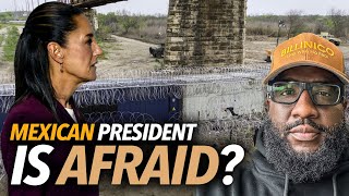 Mexican Female President Is Afraid Now That Trump Is In Office Migrant Crisis Is In Shambles 😳 [upl. by Meakem]