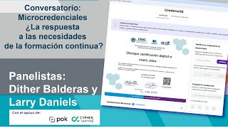 Microcredenciales ¿La respuesta a las necesidades de la formación continua [upl. by Clotilda59]