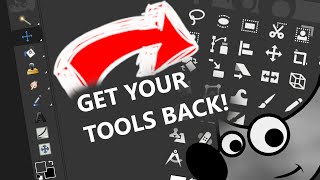 How to Show Missing Tools  GIMP 210 amp 299 [upl. by Malloch]