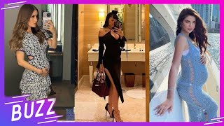 Las mamás famosas con mejor estilo en el embarazo Cazzu Rihanna Nadia Ferreira y más  Buzz [upl. by Strade]