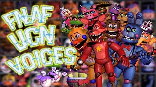 FNaF Ultimate Custom Night  Voices  Animated Slideshow Style [upl. by Nahtnhoj157]