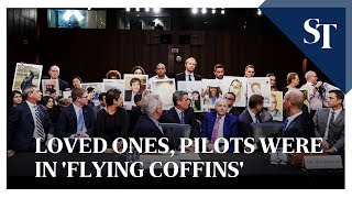 Loved ones pilots were in flying coffins Blumenthal to Boeing CEO [upl. by Ecirp636]