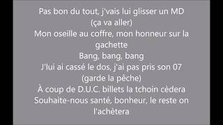 Booba ça va aller ft NiskaampSidiki Diabaté paroleslyrics [upl. by Tarttan]