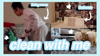 deep clean my apartment with me  bedroom bathroom kitchen amp organization  aliyah simone [upl. by Llejk]