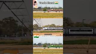 Vande Bharat Express 🇮🇳 in India Flag colours vandebharatexp train railway indianrailways [upl. by Georglana]