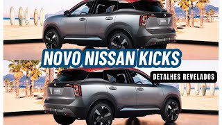 NOVO NISSAN KICKS 2025  VEJA DETALHES REVELADOS DA NOVA GERAÃ‡ÃƒO [upl. by Aihsenat]