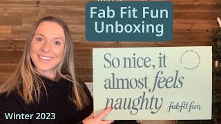 Fab Fit Fun Unboxing  Winter 2023  TWO Mystery Bags  Add Ons [upl. by Decrem]