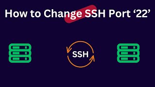 How to Protect your Linux Server  Change your SSH port 22 [upl. by Doxia653]