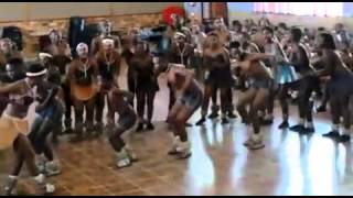 Rustenburg castDinyetse and Magakwa in Arts tswana dance [upl. by Ahtan]