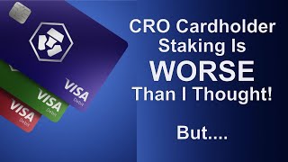 Cryptocom VISA Cards Changing From CRO Lockup to Cardholder CRO Staking WORSE Than I thoughtBUT [upl. by Pierpont870]