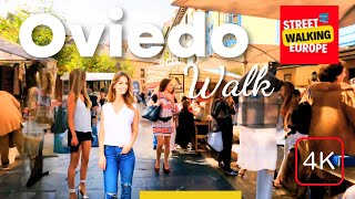 Oviedo Spain Walking Tour 4K Exploring the Streets of Oviedo Asturias [upl. by Arda]