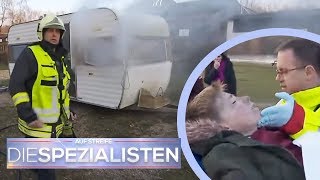 Robin 12 kämpft ums Überleben Wohnwagen in Flammen  Franco Fabiano  Die Spezialisten  SAT1 [upl. by Rem]