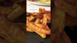 Knusprige Pommes aus dem Airfryer🍟super einfach✅shorts food pommes diy lifehack airfryer [upl. by Garrot]