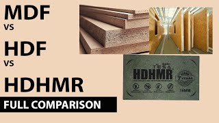 MDF vs HDF vs HDHMR  Which one to use  Which is Better  What to use हिंदी  Full Comparison [upl. by Sibella]