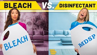 Bleach vs Disinfectant Which is Best for Water Damage [upl. by Ecnaled]