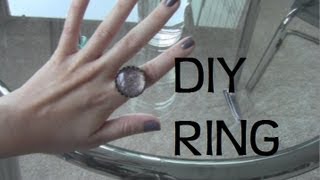 ♦Making my DIY Cabochon Ring♦ [upl. by Yelnahs]