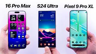 iPhone 16 Pro Max vs S24 Ultra vs Pixel 9 Pro XL  The BEST 2024 Smartphone [upl. by Gnourt]