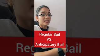 Regular Bail VSAnticipatory Bail me Defferent [upl. by Lleret]