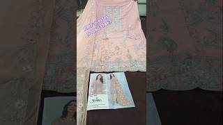 Georgette dress material fasion trending dress ladieswear amfdressesyoutubeshorts [upl. by Eleets]