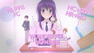 osu Wonderful Wonder  Normal FC 9899  NC  SD  HR  HD [upl. by Heise864]