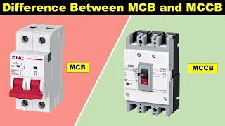 Difference Between MCB and MCCB  MCB vs MCCB TheElectricalGuy [upl. by Boccaj]