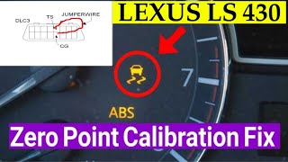 How To Do A Zero Point Calibration on Lexus and Toyota  Code C1210  C1336 [upl. by Babcock]