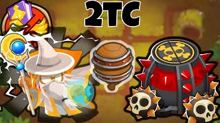 Archmage  Spiked Mines 2 TOWERS CHIMPS by Charless  BTD6 [upl. by Sergius]