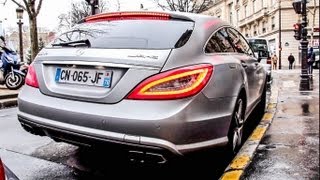 CLS 63 AMG Shooting Brake Start Up Sound amp Drive [upl. by Nhar630]