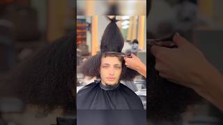 Curly hair transformation  curly haircuts curlyhair curlyhaircut longhaircut curlyhair haircut [upl. by Hendry]