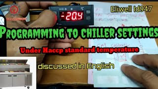 HOW TO PROGRAM ELIWELL ID974 FROM DEFAULT TO CHILLER SETTINGS [upl. by Travis450]