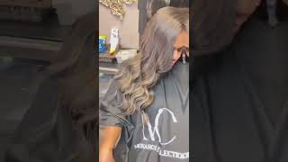 shorts tape in hair extensions adding highlights tapeins tapeinsextensions tapeinextensions [upl. by Mellitz]