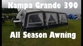 Kampa  Dometic Grande 390 Setting Up amp Taking Down amp Review [upl. by Atoel]