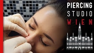 PIERCING Live Ep 3 💉 Nasenstecker Piercing Stechen 💉 Marcs Piercing TV [upl. by Adnaluoy]