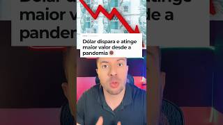 Medo de Trump e descontrole na economia fazem o dólar disparar no Brasil🚨 [upl. by Barkley]