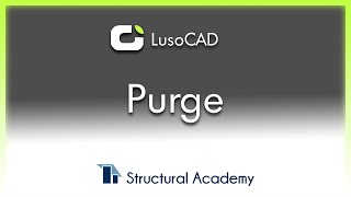 LusoCAD  Purge Command [upl. by Adriel292]