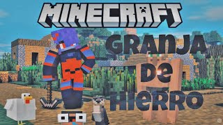 Granja de hierro Minecraft Bedrock 121 [upl. by Logan218]