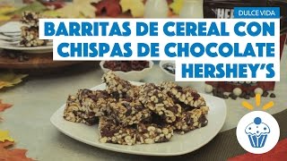 ¿Cómo preparar Barritas de Cereal con Chispas de Chocolate Hershey´s  Cocina Fresca [upl. by Lednar]