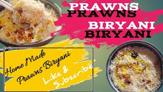 Home Made Prawns Biryani Prawns Biryani  Biryani [upl. by Ytirehc553]