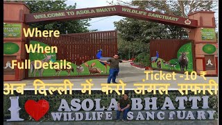 Asola Bhatti Wildlife Sanctuary  Asola Wildlife Sanctuary Delhi  Neeli Jheel  Wildlife Sanctuary [upl. by Reimer]