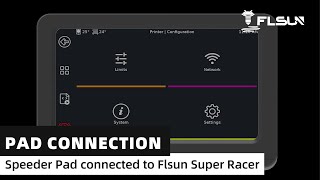 Speeder Pad connected to Flsun Super Racer [upl. by Goltz]