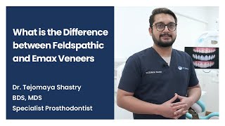 Difference between Feldspathic and Emax veneers [upl. by Lebama]